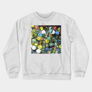 Coloured Glass Marbles Crewneck Sweatshirt